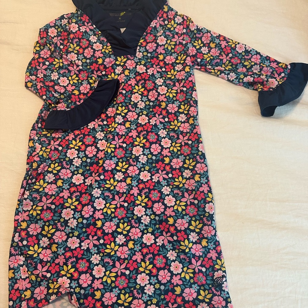 Floral Long Sleeve Golf Dress with shorts